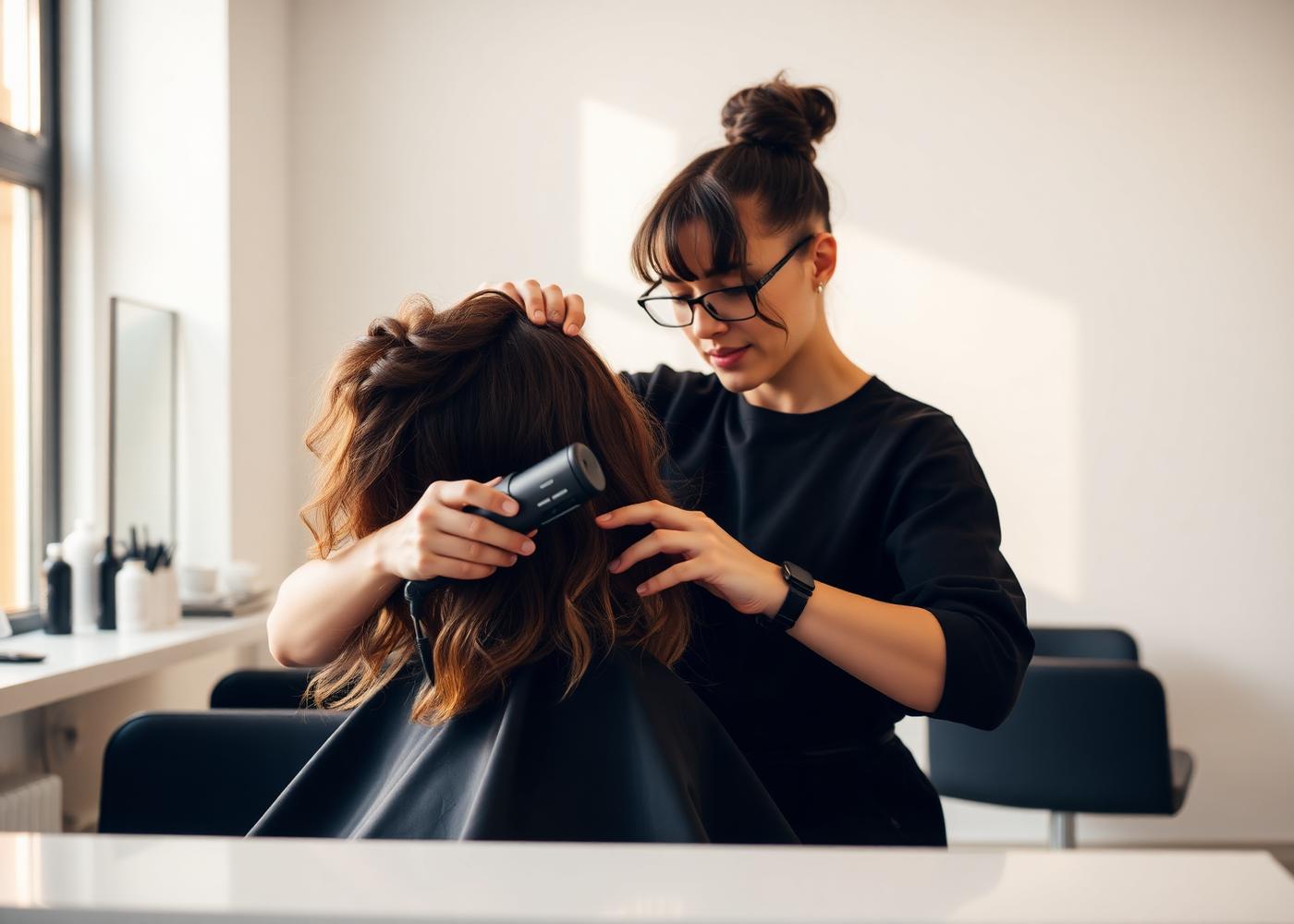Полный процесс процедуры Digital Perm в салоне